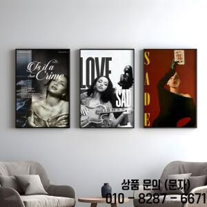 인기 있는 가수 S sade 포스터 기숙사 거실 및 공간을 위한 우아하고 저렴한 벽 예술 스티커