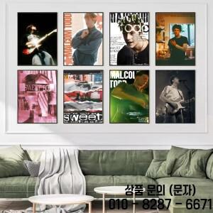 가수 M 말콤 토드 포스터 홈 장식 및 기숙사 벽을 위한 트렌디하고 적용하기 쉬운 예술 스티커