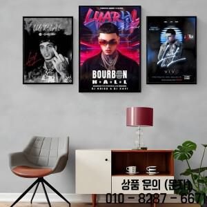 인기 음악 랩퍼 가수 L luar 포스터 고품질 기숙사 거실 미적 벽 장식 그림 스티커 선물