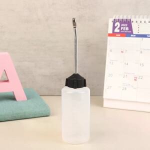 120ML 재봉틀 오일병 투명 흰색 플라스틱 스프레이 노즐 빈 오일러 윤활유용