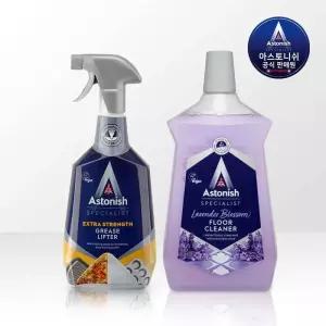 아스토니쉬 기름때 클리너 750ml+바닥 클리너 라벤더