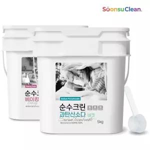 순수크린 과탄산소다 5kg 버킷외 베이킹소다 버킷 2종모음전