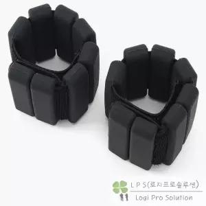 비제이마켓 모래주머니 2개입 250G 손목 발목용 블랙 손목모래주머니