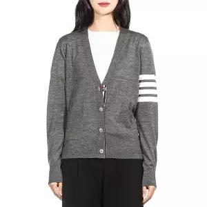 [톰브라운] 여성 메리노울 가디건 다크 그레이 FKC334A Y1014 035 142809797