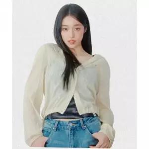 매장정품 리 LEE 우먼 후드 긴팔 티셔츠 베이지 LE2602LT61BE 1439540