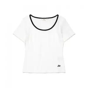 리 Lee 우먼 U넥 티셔츠 화이트 LE2602ST63WH 164611