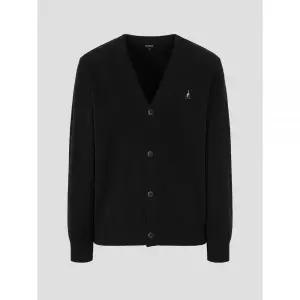 빈폴 BEANPOLE MEN [Essential] 남녀공용 코튼 베럴비 카디건 블랙 BC615AE105 235512