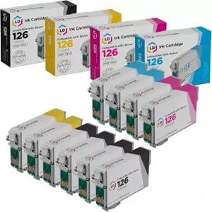 LD 제품 WF3530 WF3540 WF700 WF750 WF7520 WF3520 NX330 및 NX430에 사용하기 위해 26 잉크 카트리지(블랙 4개 시안 2개 마젠타 옐로우