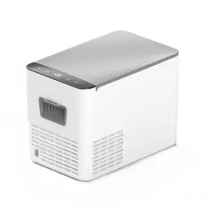 차량용 온냉장고 휴대용 12V 차박 미니 냉온장고 화이트