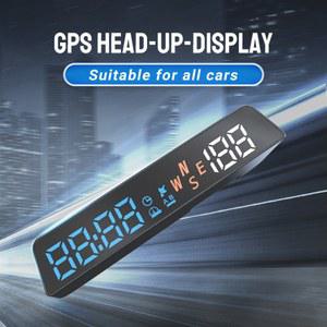 호환 H500G 자동차 전자 장치 자동차 HUD GPS 대시보드 헤드업 디스플레이 디지털 속도계 과속 경고 USB 플러그 앤 플레이