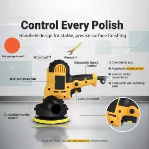 무선광택기 전기 차량용 광택기 왁싱 광택 속도 스크래치 왁싱기 수리 Polisher
