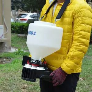 입제 농약 살포기 플라스틱 전용 종자 심기 드럼 농업용 분무기 버킷 비료 파종기