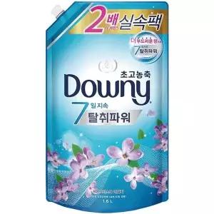 다우니 HYT526U8 섬유유연제 리필 레몬그라스와 라일락향 1.6L