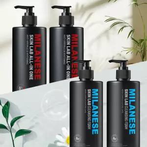 스킨랩 남성화장품 500ml 2개 / 클렌징폼 500ml 2개 / 올인원 스킨 로션