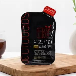 [건양정홍삼] 사포닌30 흑삼액 검은인삼 알지쓰리 (60ml x 90포)