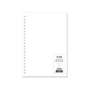 이글바인더 A5 20공 속지 무선 무지노트 120g 백색 250매 / 바인더 다이어리 타공 리필지 내지 용지