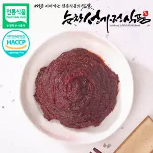 [담가, 순창성가정식품] 전통식품인증 찹쌀고추장 1kg
