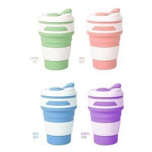 [셀러허브]신광 실리콘 접이식컵350ml 변신컵 (S9220375)