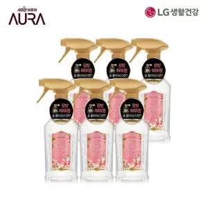 LG생활건강 아우라 섬유향수 윌유메리미향 400mL6개