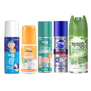 해피홈 아웃도어 미스트 65ml/에어로솔 150ml 모기 기피제 캠핑 어린이 야외활동 휴대용 뿌리는 모기약