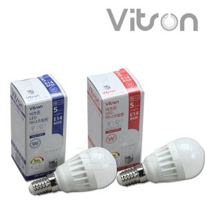 비츠온 LED 미니크립톤 5W LED램프 E14 E17 꼬마전구 미니전구 파티등 인찌구