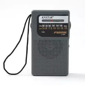 휴대용라디오 시그널 AMFM 휴대 라디오 그레이 미니 효도라디오