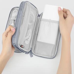 보조배터리 충전케이블 파우치 케이스 보조주머니  멀티수납 충전케이블 usb 이어폰
