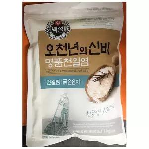 천일염(굵은 백설 1k)/굵은소금/구운소금/천일염구운소금/천일염소금/고운소금/국산천일염/국산소금