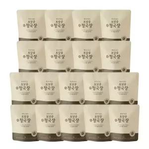 토담골 생청국장 국내산 콩 청국장 시골 청국장찌개 재래식 자연 발효 옛날 생 청국장 1세트(18팩)