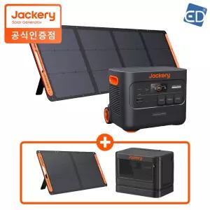 잭커리 Jackery 2000Plus 인산철 올인원 파워뱅크 + 200W 태양광 패널 세트 /ED