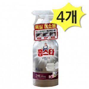홈스타 바이럭스 세정제 욕실용 750ml 4개 물때제거 D