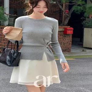 (국내제작)(MADE/여리무드/발레리나룩) 앤제리 쉬폰 레이어드 스커트 sk6949
