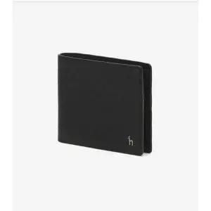 [NS홈쇼핑][헤지스ACC] HJWA5E831BK 블랙 로고패턴 소가죽 반지갑[35134370]
