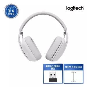 로지텍코리아 ZONE VIBE 100 존바이브 100 오버이어 블루투스 무선 헤드셋/노이즈캔슬링 마이크 오프화이트