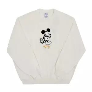 [와일드동키 WILD DONKEY] M-MICKEY ECRU 공용 맨투맨