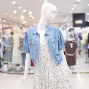 abfz sh06 큐티 데님 반팔 자켓  SLBNZ2J31E