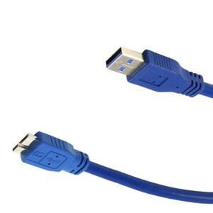씨게이트 백업 플러스 슬림 휴대용 외장 하드 드라이브 HDD용 고속 USB 3 0 코드 케이블 블루 컬러 길이 35cm