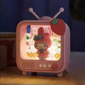 뽀사사 산리오 마이멜로디 TV 피규어 무드등 2탄 1개 캐릭터 선물 수면 취침등 미니 조명 아이방