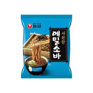 농심 메밀소바, 127g, 12개