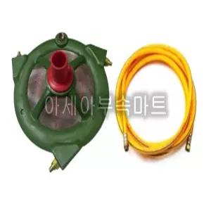 청농기계 동력분무기 농약 교반기 플라스틱 분무기헤드 80A 100A 용 8.5mmx5M 호스포함 농약 희석 혼합기 연결호스 원형교반기