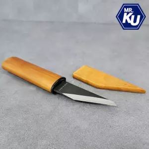 일본 원예용 접목도 목공예 우드카빙 조각 칼 하이스강 가지치기 전지 칼집형 커터 T100