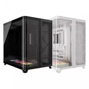 커세어 CORSAIR AIR 5400 RS-R ARGB (블랙) 트리플 챔버 미들타워 PC 케이스