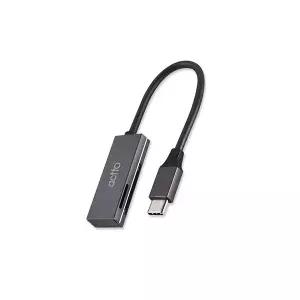 CRD-44 드론/액션캠 C타입 USB 3.2 카드리더기 내비게이션 TF/SD 지원 멀티리더기