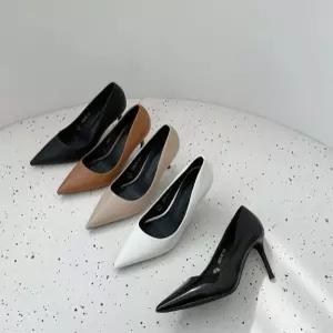 라운슈 슬림 스틸레토 미들힐 펌프스 8cm(앞 0.5cm)