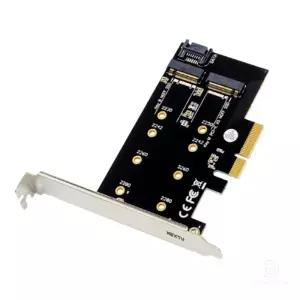 NVMe SATA M.2 PCIe 확장카드 컴퓨터 SSD 추가 내장포트 데스크탑 단자 어댑터 변환 연결 아답터 설치 젠더