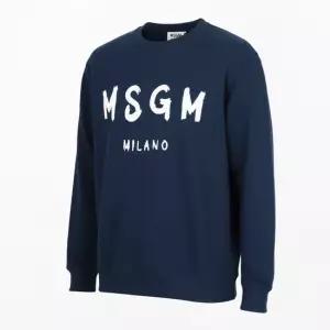 MSGM 브러쉬드 로고 맨투맨 3640MM513 247000 89)