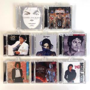 클래식 마이클 잭슨 MJ 미니 음악 CD NFC 키 체인 XSCAPE 앨범 벽에서 8pcs 재생 노래 펜던트 코스프레 열