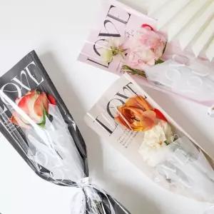 한송이 러브 꽃다발포장지 20매 플로드지