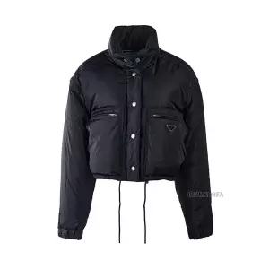 [프라다] FW25 여성 리나일론 크롭 패딩 29Y132 1WQ9 F0002