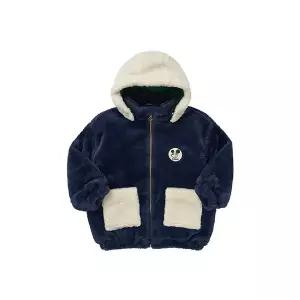 미니로디니 2371010467 (Slogan Faux Fur Jacket) 페이크 퍼 아동 자켓